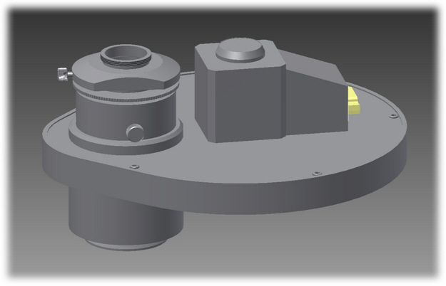 Filter Wheel for Emission Lightpath on Olympus Microscopes